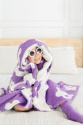 Lilac & Coconut Flower Cozy Blanket