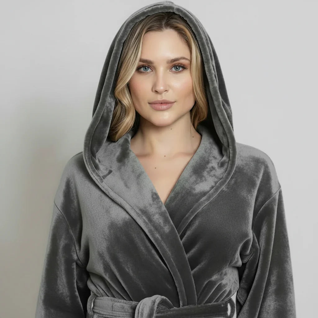 Luxe Plush Hooded Robe