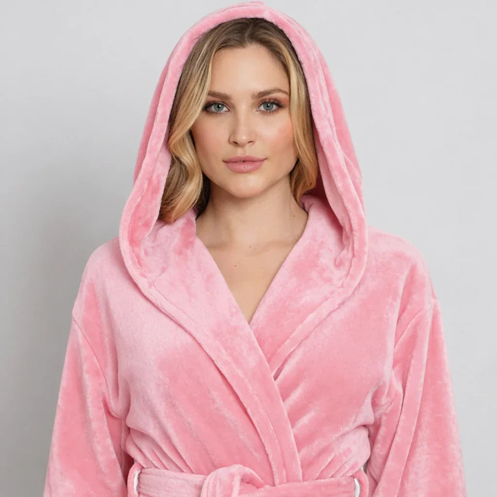 Luxe Plush Hooded Robe
