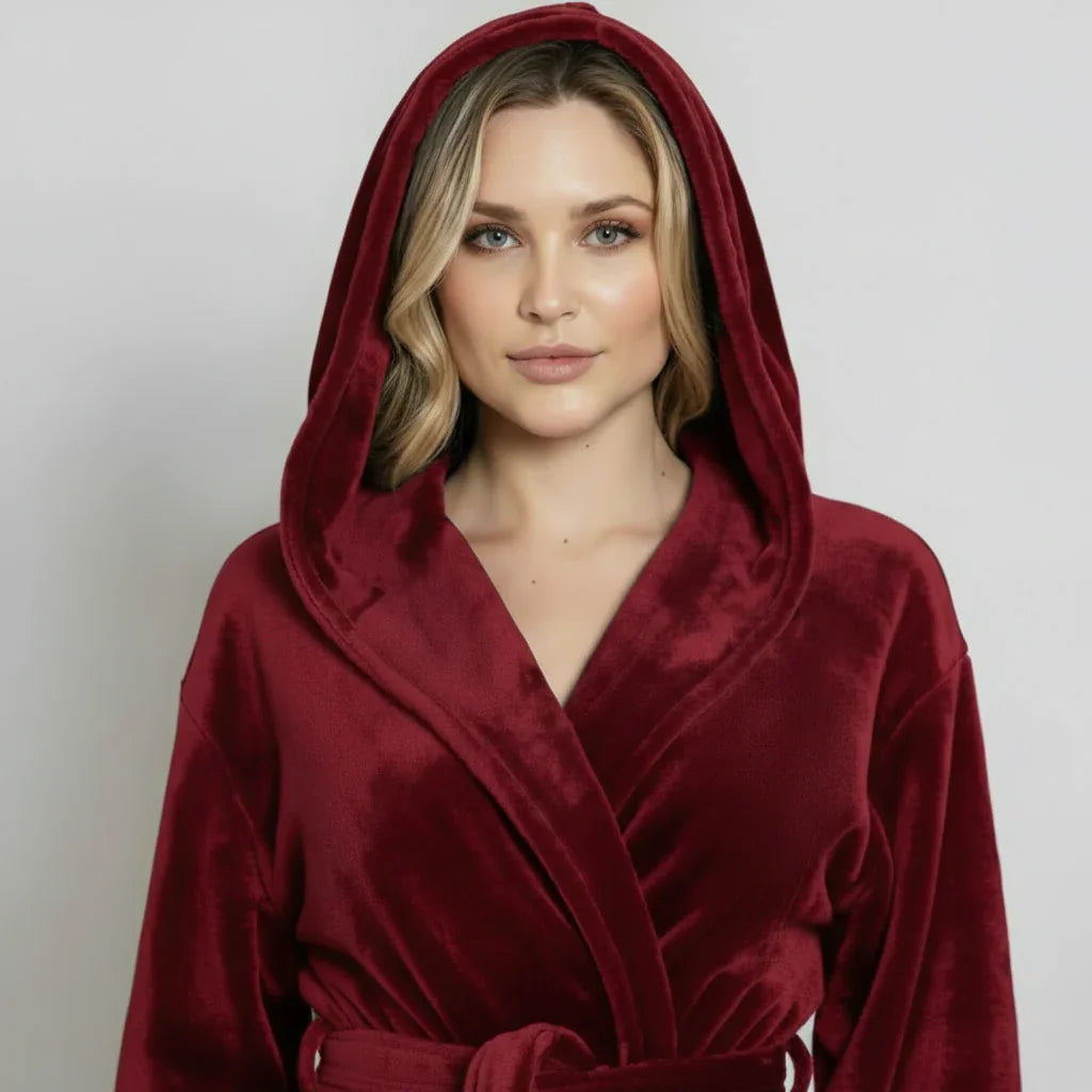 Luxe Plush Hooded Robe