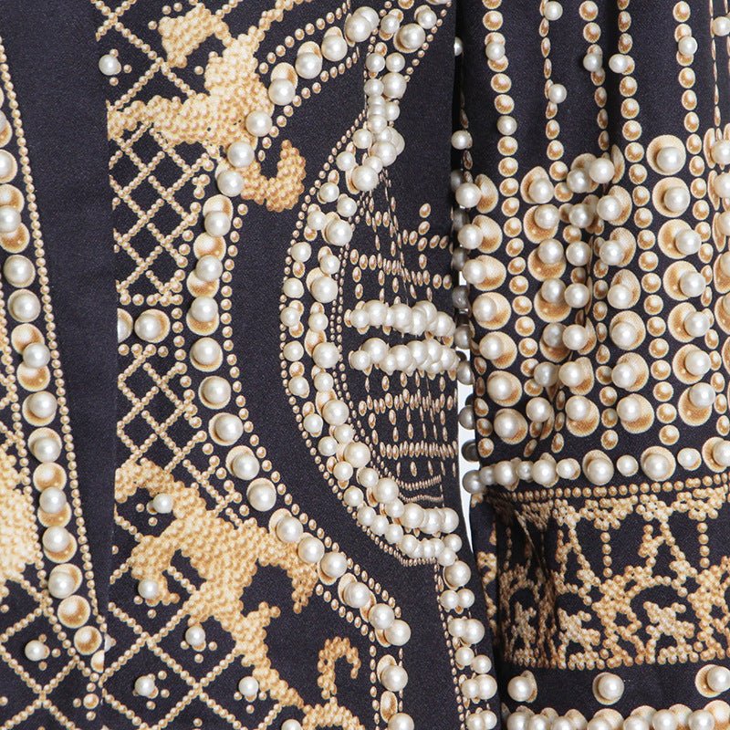 Pearl & Bead Embellished Luxury Blazer