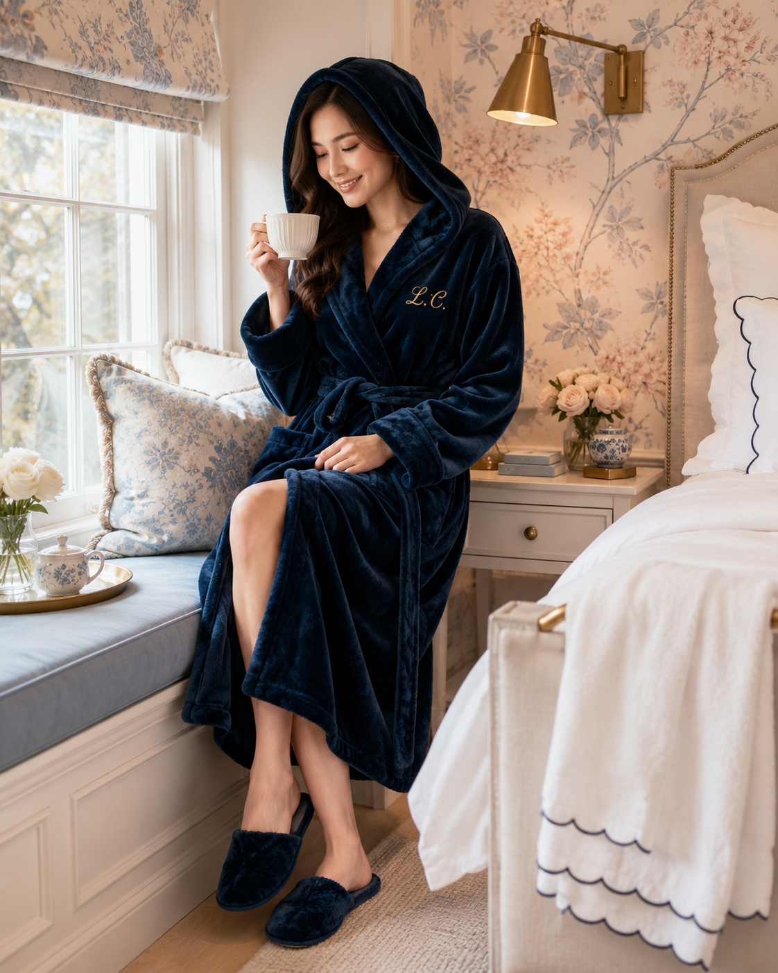 Luxe Plush Hooded Robe