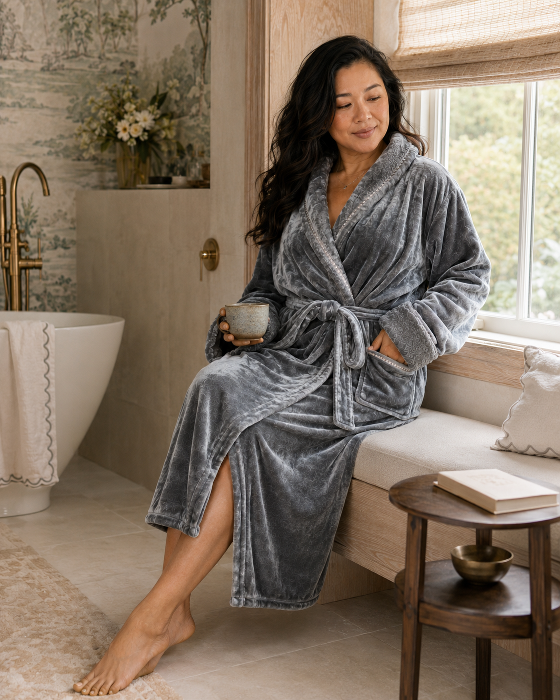 Ultra Soft Plush Bathrobe
