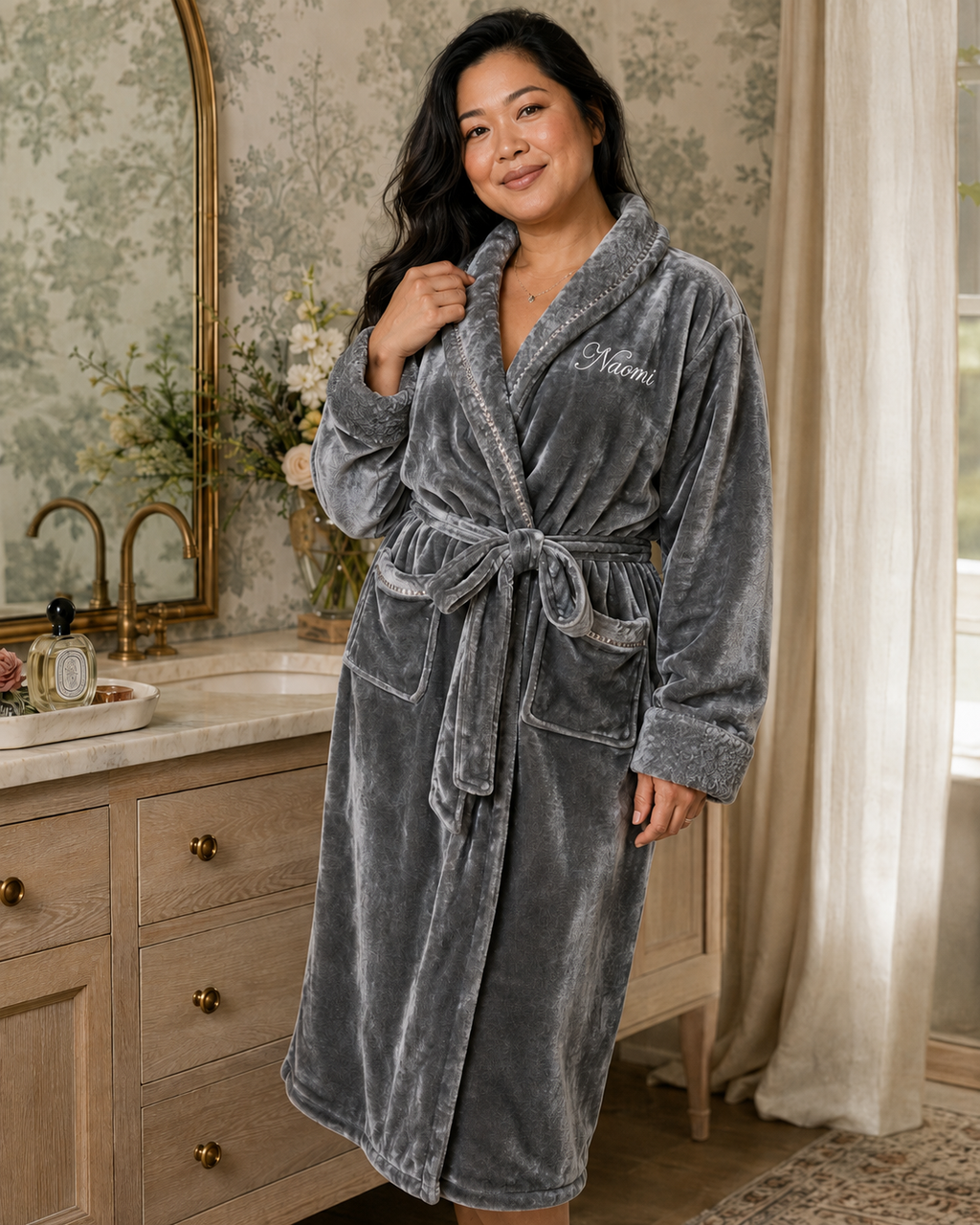 Ultra Soft Plush Bathrobe